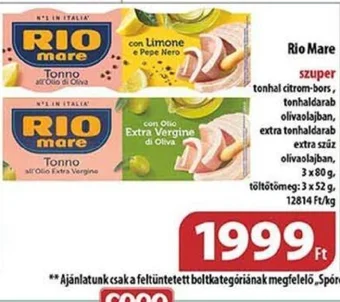 Coop Rio Mare 3 x 80g ajánlat