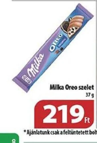Coop Milka Oreo szelet 37g ajánlat