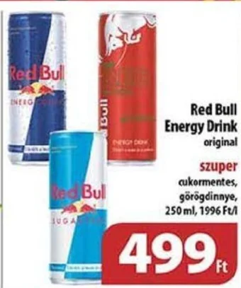 Coop Red Bull Energy Drink 250ml ajánlat