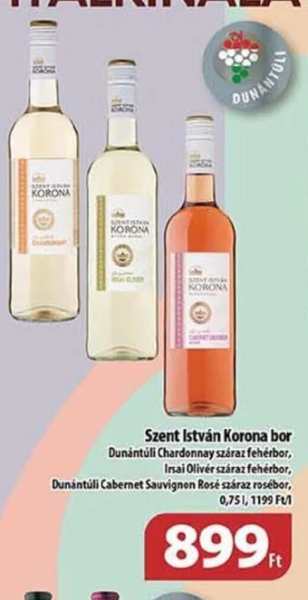 Szent István Korona bor 0,75 l