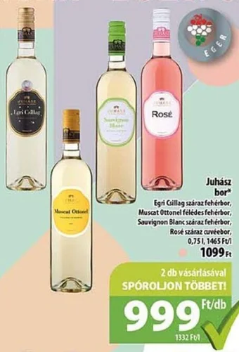 Coop Juhász bor 0,75 l ajánlat