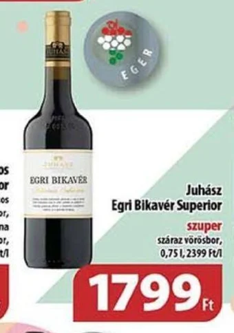 Coop Juhász Egri Bikavér Superior 0,75 l ajánlat