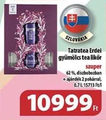 Coop Tatratea Erdei gyümölcs tea likör 0,7 l ajánlat
