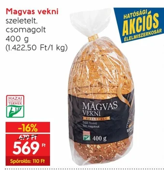 Spar Magvas vekni 400 g ajánlat