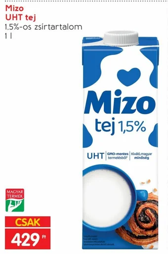 Spar Mizo UHT tej 1 l ajánlat