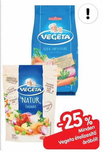 Minden Vegeta ételízesítő árából!