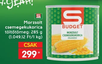 Spar Morzsolt csemegekukorica 285 g ajánlat