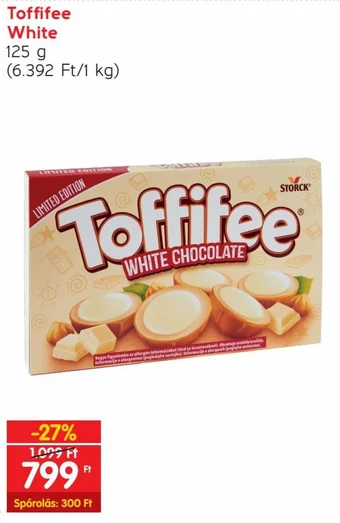 Spar Toffifee White 125 g ajánlat