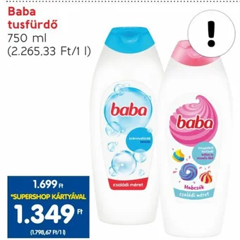 Spar Baba tusfürdő 750 ml ajánlat