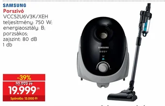 Spar SAMSUNG Porszívó 1 db ajánlat