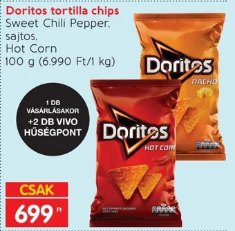 Spar Doritos tortilla chips 100 g ajánlat