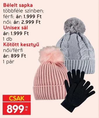 Spar Bélelt sapka stb. 1 db / 1 pár ajánlat
