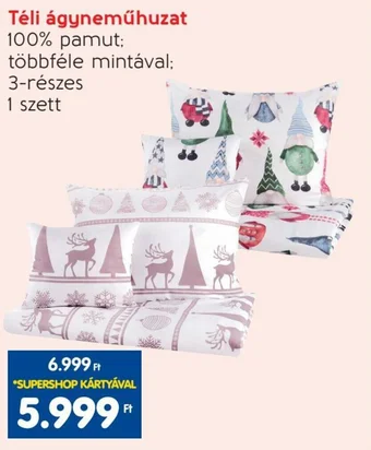 Téli ágyneműhuzat 1 szett