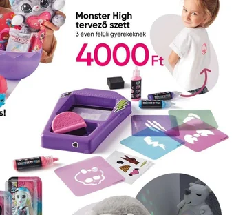 Monster High tervező szett