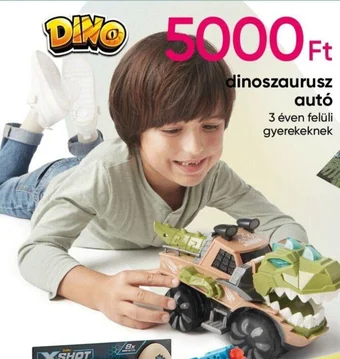 dinoszaurusz autó