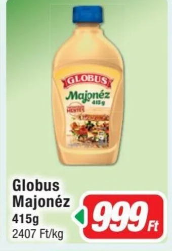Real Globus Majonéz 415g ajánlat