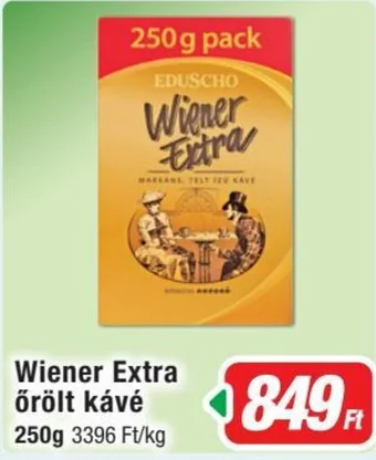 Real Wiener Extra órolt kave 250g ajánlat