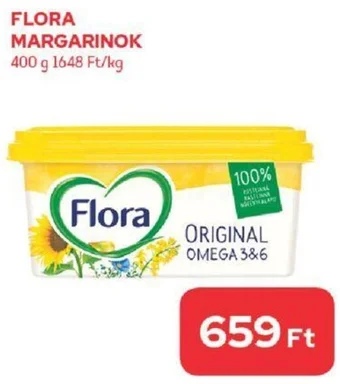 FLORA MARGARINOK 400 g