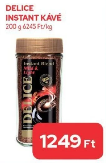DELICE INSTANT KÁVÉ 200g