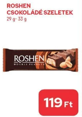 ROSHEN CSOKOLÁDÉ SZELETEK 29 g-33 g