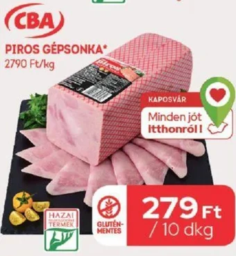 CBA PIROS GÉPSONKA 10dkg ajánlat