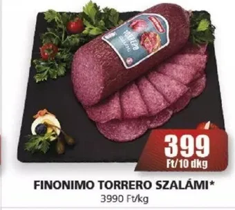 Príma FINONIMO TORRERO SZALÁMI 10dkg ajánlat