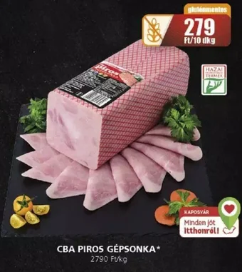 Príma CBA PIROS GÉPSONKA 10dkg ajánlat