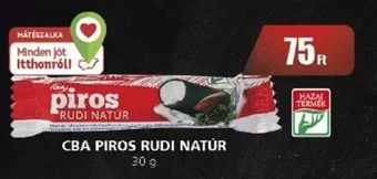 Príma CBA PIROS RUDI NATÚR 30g ajánlat