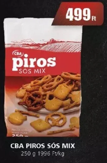 Príma CBA PIROS SÓS MIX 250 g ajánlat
