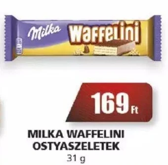 Príma MILKA WAFFELINI OSTYASZELETEK 31 g ajánlat