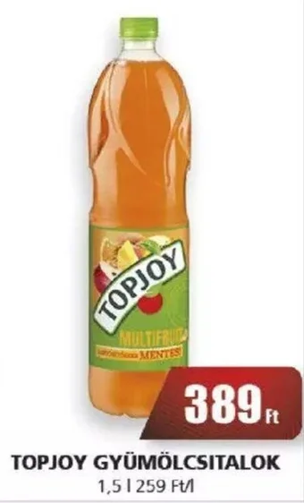 TOPJOY GYÜMÖLCSITALOK 1,5l