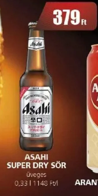ASAHI SUPER DRY SÖR 0,33l