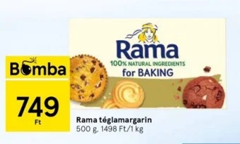 Tesco Rama téglamargarin 500 g ajánlat