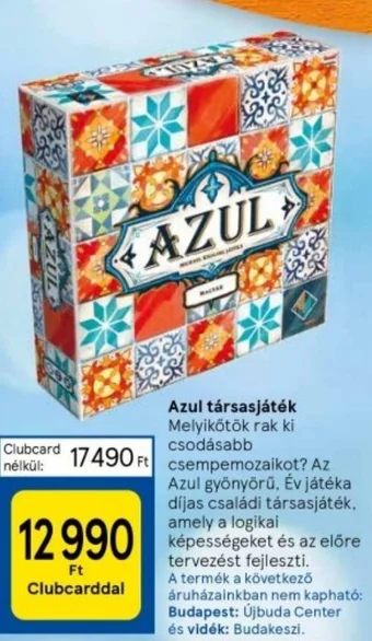 Azul társasjáték