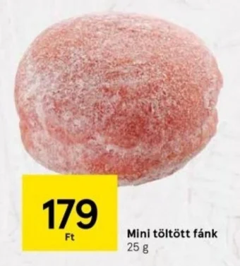 Tesco Mini töltött fánk 25g ajánlat