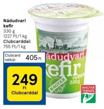 Tesco Nádudvari kefir 330 g ajánlat