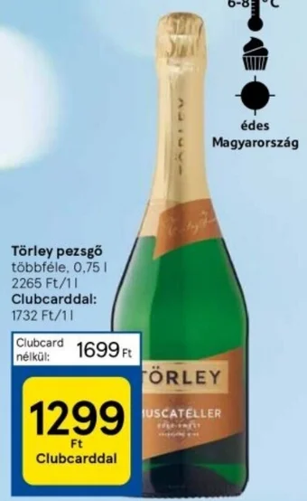 Tesco Törley pezsgő 0,75l ajánlat