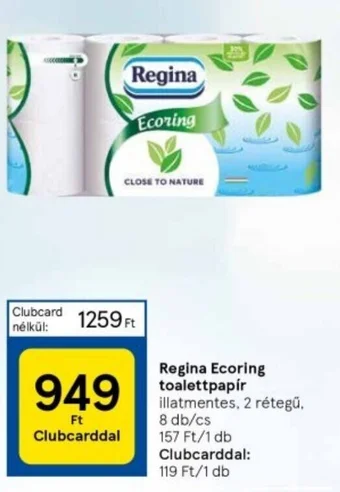 Tesco Regina Ecoring toalettpapír ajánlat