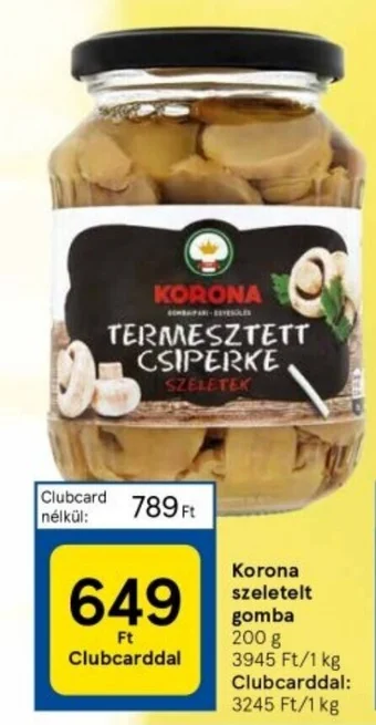 Korona szeletelt gomba 200 g