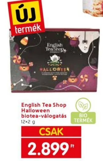 Spar English Tea Shop Halloween biotea válogatás 12x2g ajánlat