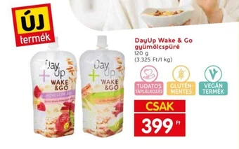 Day Up Wake & Go gyümölcspüré 120 g