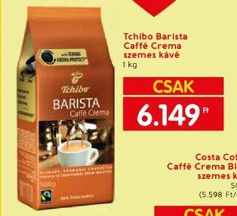 Spar Tchibo Barista Caffé Crema szemes kávé 1kg ajánlat