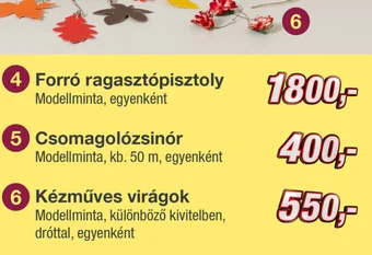 Kik 6 Kézműves virágok ajánlat