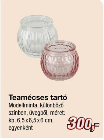 Teamécses tartó