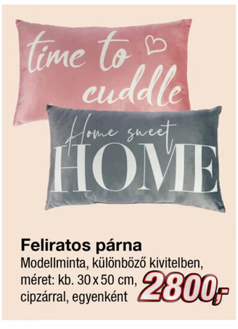 Kik Feliratos párna ajánlat