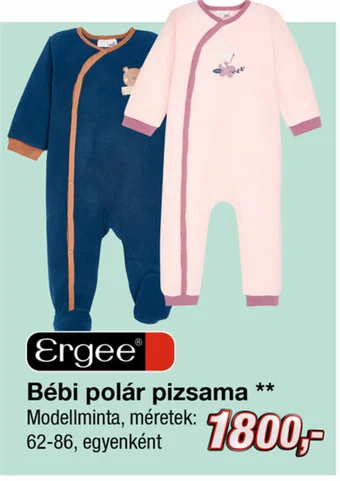 Kik Bébi polár pizsama ajánlat
