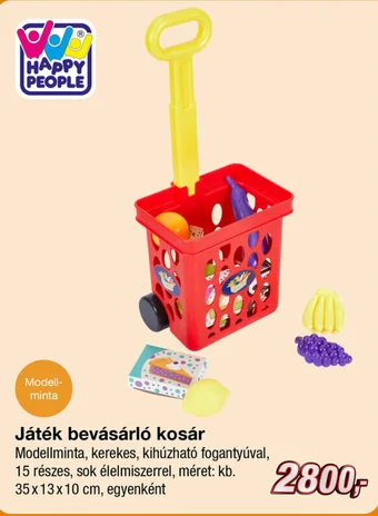 Játék bevásárló kosár
