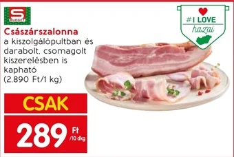 Spar Császárszalonna 10dkg ajánlat