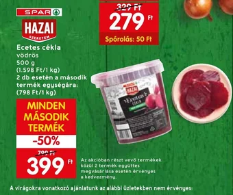 Spar Ecetes cékla 500g ajánlat