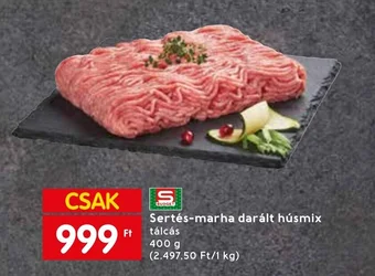 Spar BUDGET Sertés marha darált húsmix 400g ajánlat
